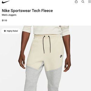 Nike Tech Fleece Joggers (size medium)